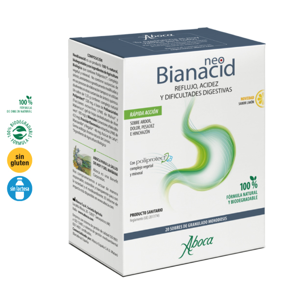 ABOCA NEOBIANACID  SABOR LIMÓN (20 SOBRES)