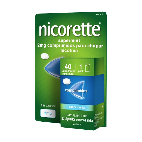 JOHNSON & JOHNSON NICORETTE SUPERMINT 2MG SUPERMINT (40 COMPRIMIDOS)