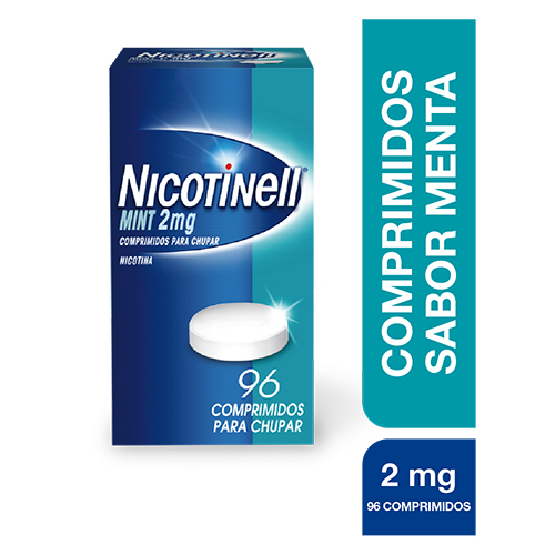 GSK - NICOTINELL Nicotinell Mint 2mg  (96 comprimidos)