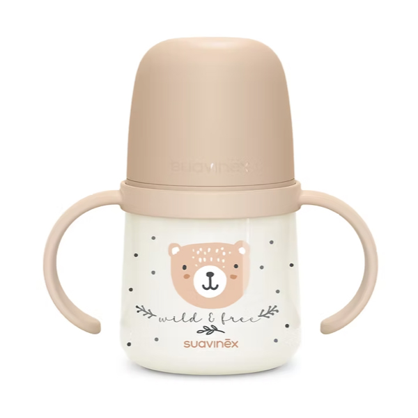 SUAVINEX NIGHT & DAY BIBERÓN ASAS BRILLO OSCURIDAD +6M (150ML)