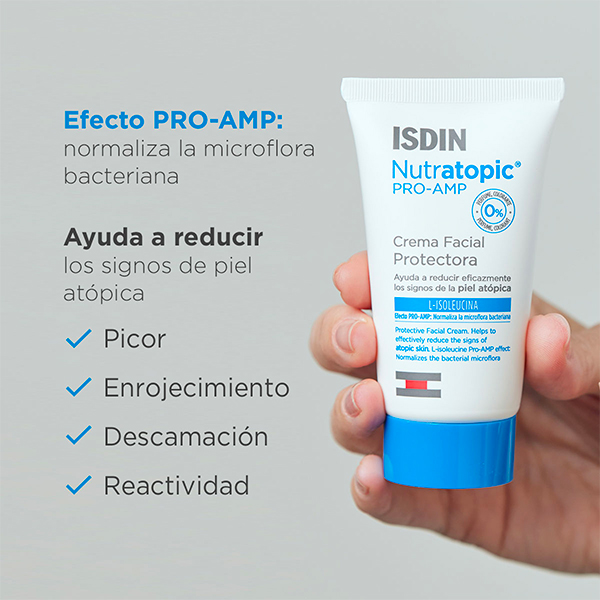 Nutratopic Pro-AMP Crema facial Piel atópica (50ml) a