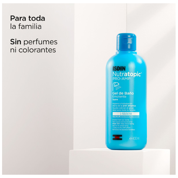 ISDIN NUTRATOPIC GEL BAÑO EMOLIENTE PRO-AMP (400ML)