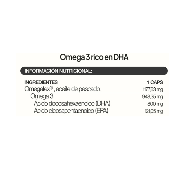 IVB WELLNES OMEGA 3 RICO EN DHA VISIÓN Y SALUD CEREBRAL (30 CAPSULAS)