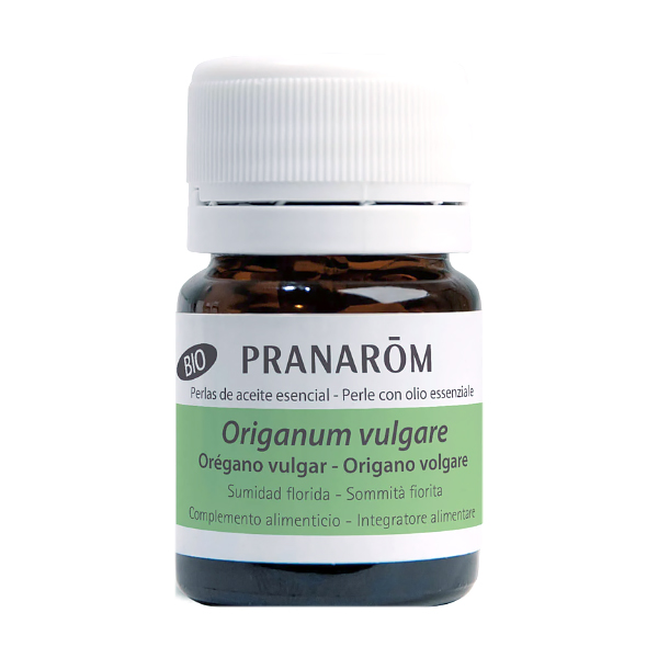 PRANAROM OREGANO VULGAR PERLAS ACEITE ESENCIAL (60 MINICAPSULAS)