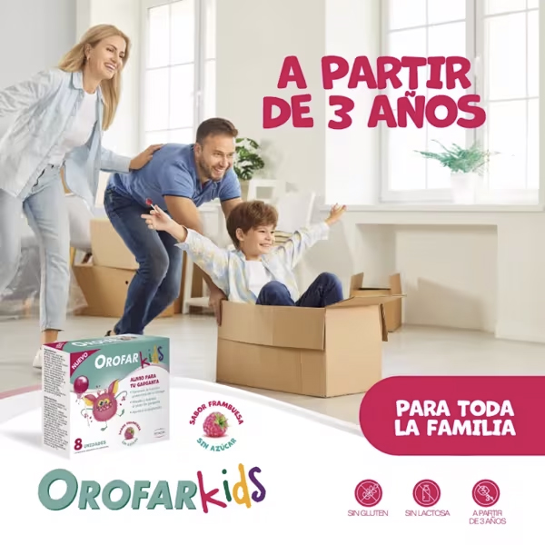 STADA OROFAR KIDS (8 UNIDADES SABOR FRAMBUESA) NOVEDAD!