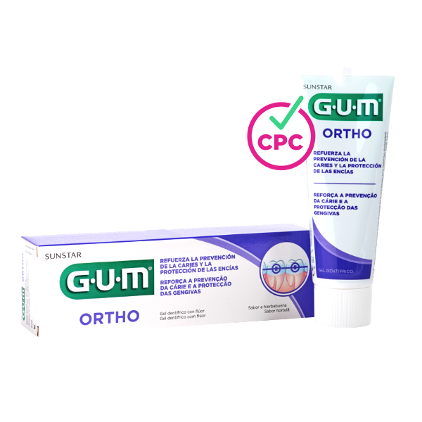 GUM ORTHO GEL DENTIFRICO ORTODONCIA BRACKETS (75ML)