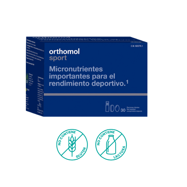COBAS LABORATORIO ORTHOMOL SPORT (30 viales bebibles + cápsula + comprimido)