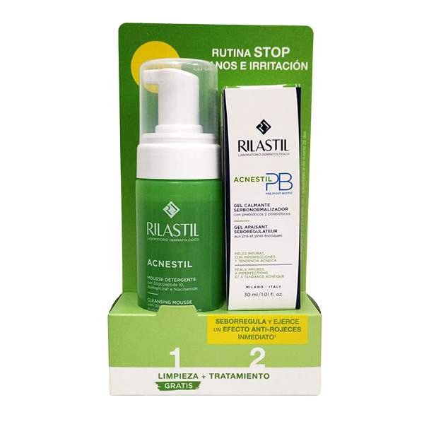RILASTIL PACK ACNESTIL SERUM-GEL PB (30ml) + MOUSSE DETERGENTE DE REGALO!