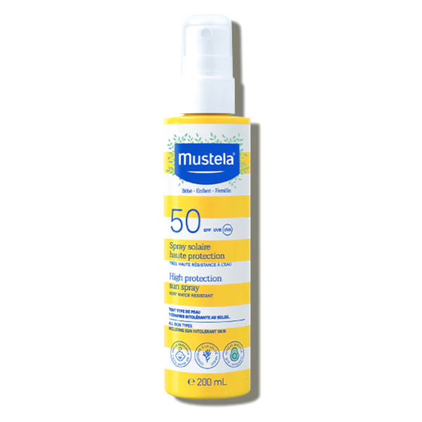 MUSTELA PACK AHORRO ALTA PROTECCION FAMILIAR SPRAY SPF 50 (150ML) + LECHE FOTOPROTECTORA  SPF50+ (40ML)