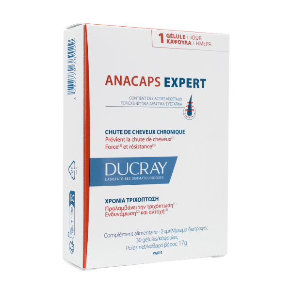 DUCRAY PACK ANACAPS EXPERT CAIDA CRÓNICA DEL CABELLO TRATAMIENTO 3 MESES (90 CAPSULAS)
