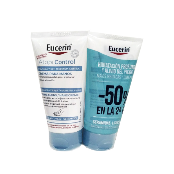 EUCERIN PACK ATOPI CONTROL MANOS (2 UNIDADES x 75ml)	