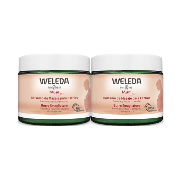 WELEDA PACK BÁLSAMO DE MASAJE PARA ESTRIAS (150ML x 2 UNIDADES)