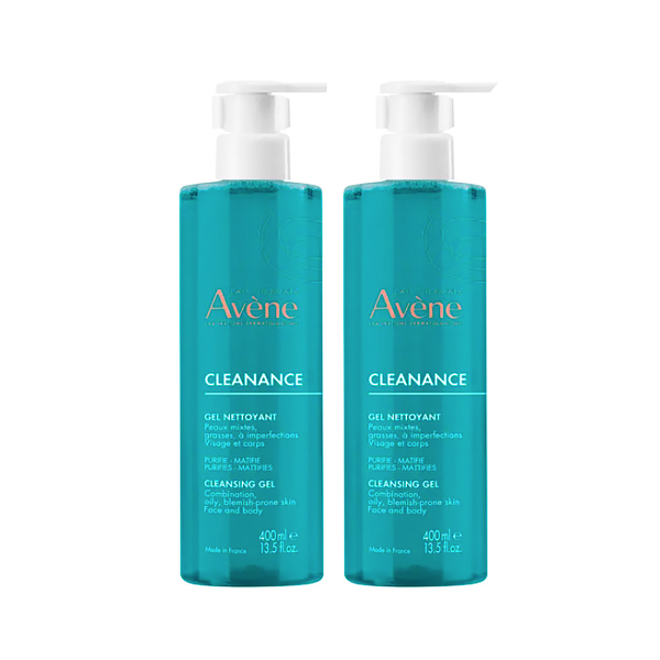 AVÈNE PACK CLEANANCE GEL LIMPIADOR (400ML x 2UDS)