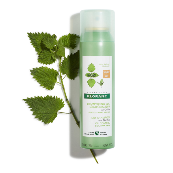 KLORANE PACK DUO CHAMPÚ SECO COLOR ORTIGA (150ML x 2 UNIDADES)