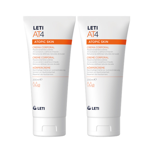 LETI LABORATORIOS PACK DUPLO AT4 CREMA CORPORAL (2 UNIDADES X 200ML)