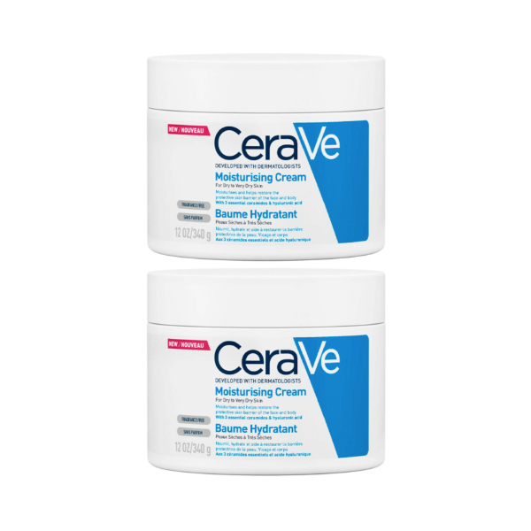 CERAVE PACK DUPLO CREMA HIDRATANTE TARRO (340g x 2 UNIDADES)	