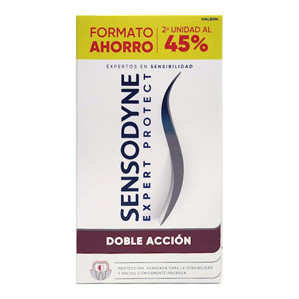 SENSODYNE PACK DUPLO EXPERT PROTECT DOBLE ACCION (2X75ML)