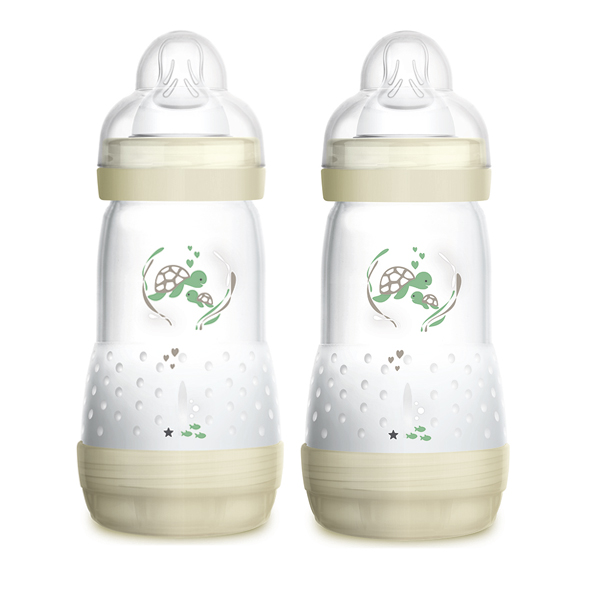 MAM BABY Pack Easy Start™ Biberón Anticólico +2M (2 UNIDADES x 260ml)