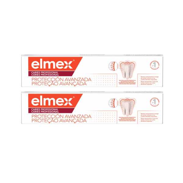 PEROXFARMA PACK ELMEX CARIES PASTA DENTAL PROFESIONAL (2 x 75ML)