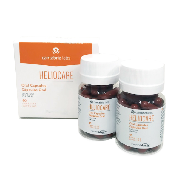 CANTABRIA LABS PACK HELIOCARE ORAL DEFENSA DEL SOL (45 CAPSULAS x 2)