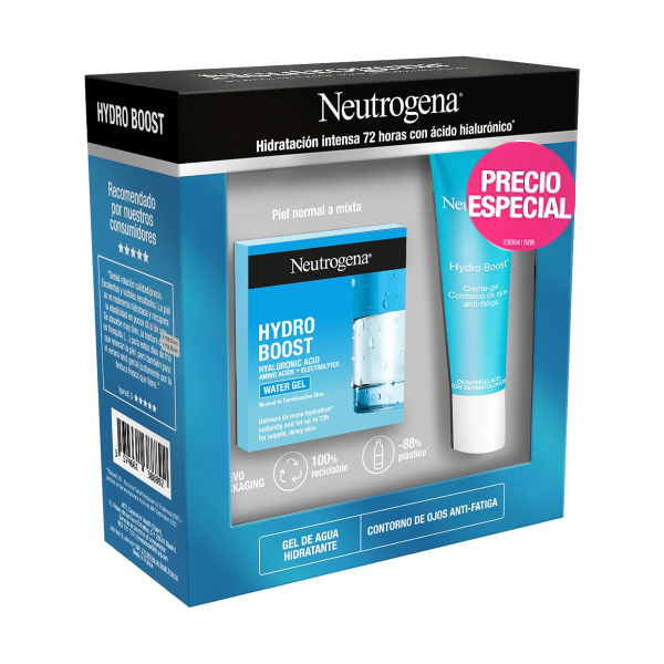 NEUTROGENA PACK HIDROBOOST HIDRATACION 72H GEL DE AGUA HIDRATANTE (50ML) + CONTORNO DE OJOS (15ML)