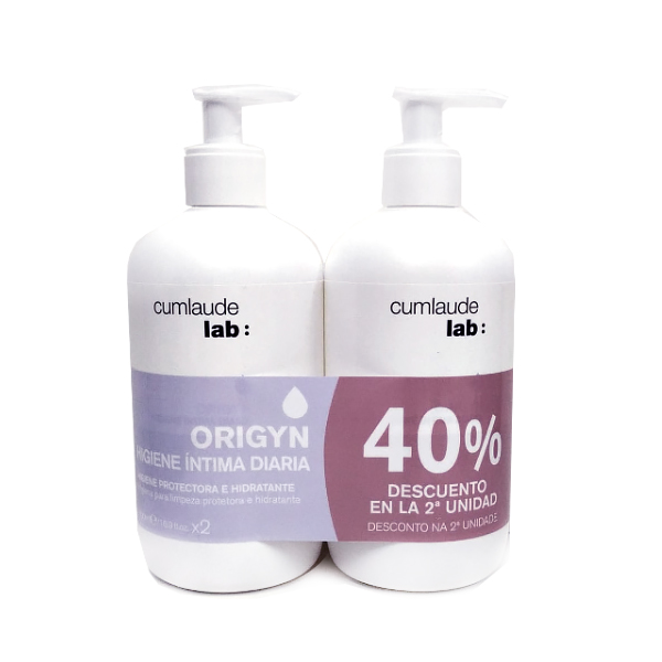 CUMLAUDE LAB PACK ORIGYN HIGIENE INTIMA DIARIA (500ml x 2 UNIDADES)