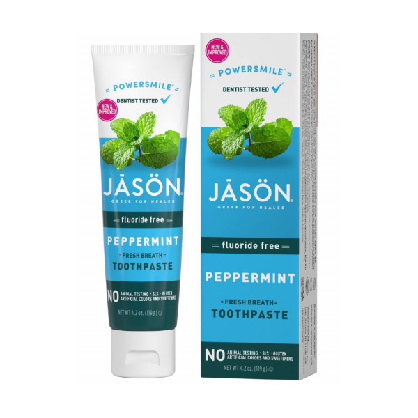 JASON PACK PASTA DENTIFRICA POWER SMILE PEPPERMINT (2 x 119g)