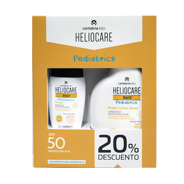 CANTABRIA LABS PACK PEDIATRICS HELIOCARE 360º  MINERAL + ATOPIC LOTION SPRAY