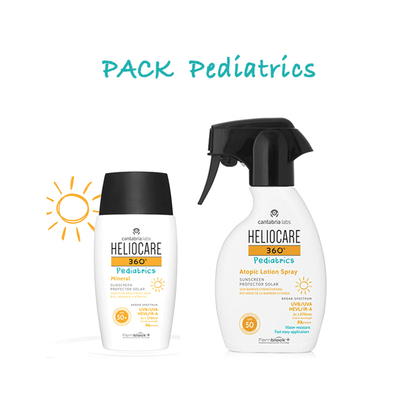 CANTABRIA LABS PACK PEDIATRICS HELIOCARE 360º  MINERAL + ATOPIC LOTION SPRAY