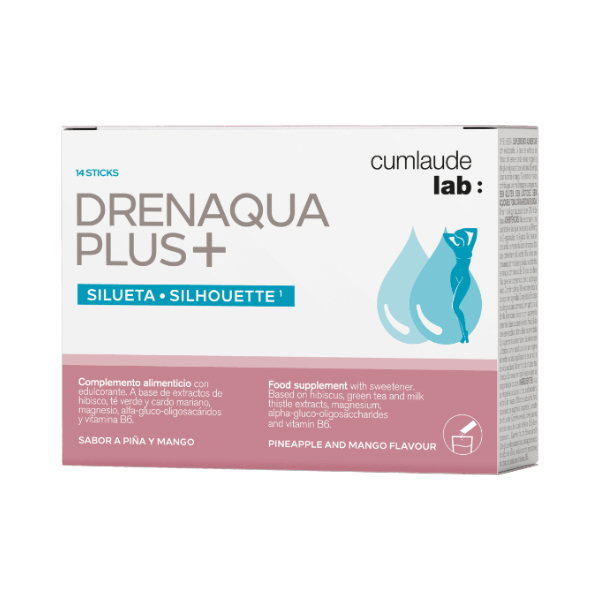 CUMLAUDE LAB PACK SILUETA DRENAQUA PLUS (14 SOBRES) + DRENAQUA (30 CAPSULAS)