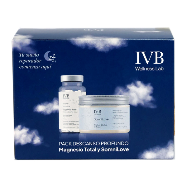 IVB WELLNES PACK SUEÑO MAGNESIO TOTAL (60CAPS) + SOMNILOVE (180G)