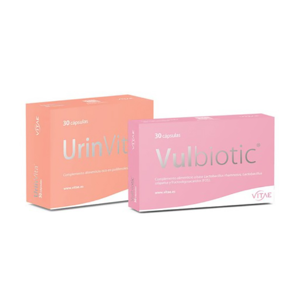 VITAE PACK UrinVita (30 Capsulas) + Vulbiotic Probiótico Vaginal (30 Capsulas)