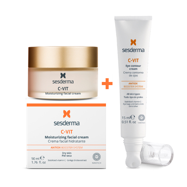SESDERMA PACK VITAMINA C.VIT CREMA (50ML) + C.VIT CONTORNO OJOS (15ML)