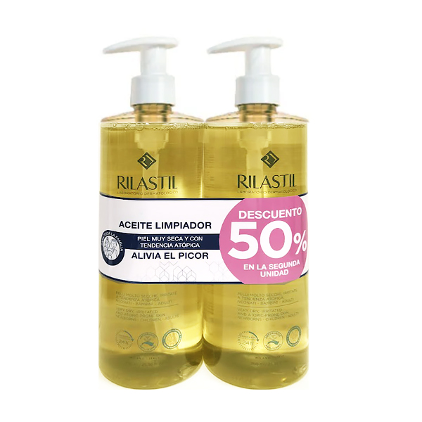 RILASTIL PACK XEROLACT ACEITE LIMPIADOR PIEL SECA ATOPICA  DUPLO (2x750ML)