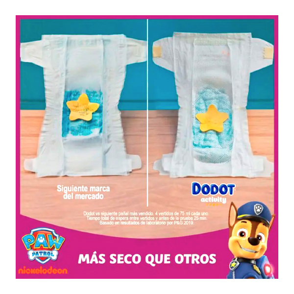 DODOT PAÑAL ACTIVITY T.4 JUMBO PACK 9-14kg (58 PAÑALES)	
