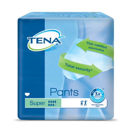 TENA Pants Super Unisex TALLA L 100-135 cm (12uds)