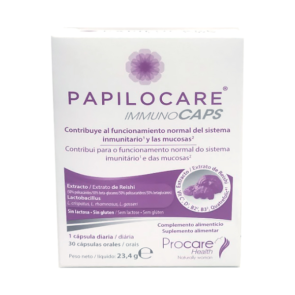 PROCARE HEALTH PAPILOCARE INMUNOCAPS (30 CÁPSULAS)