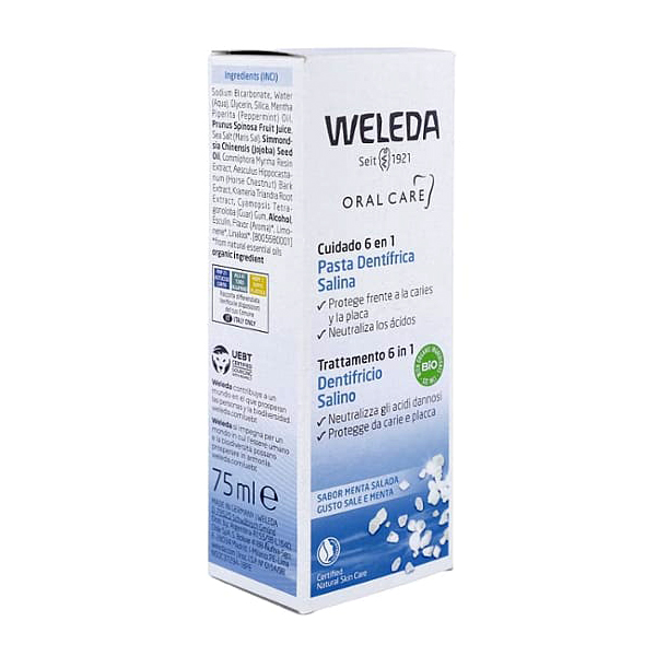 WELEDA PASTA DENTIFRICA SALINA 6 EN 1 (75ML)