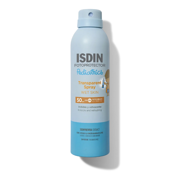 ISDIN PEDIATRIC WET SKIN TRANSPARENT SPRAY SPF50 (200ml) 