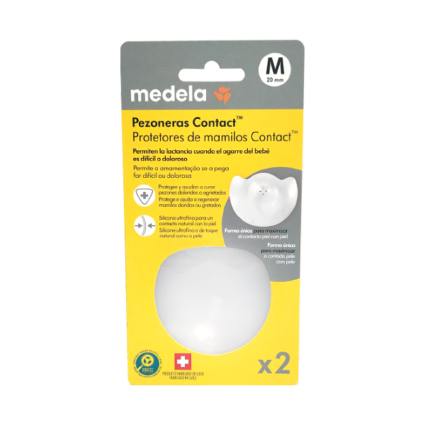 MEDELA PEZONERA CONTACT TALLA MEDIANA 20MM (2UDS) 