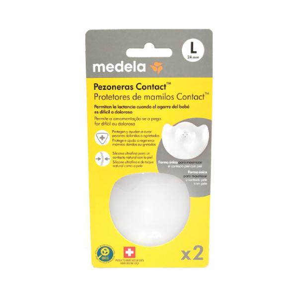 MEDELA Pezonera Contact Talla L 24mm (2UDS)