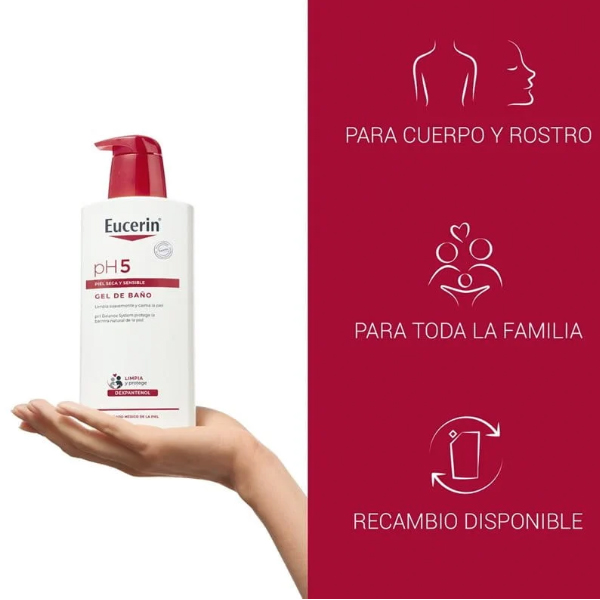 EUCERIN PH5 GEL DE BAÑO  (1000ml) 