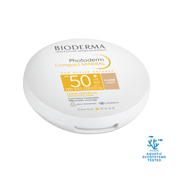 BIODERMA PHOTODERM COMPACT MINERAL SPF50+ COLOR CLARO (10g)