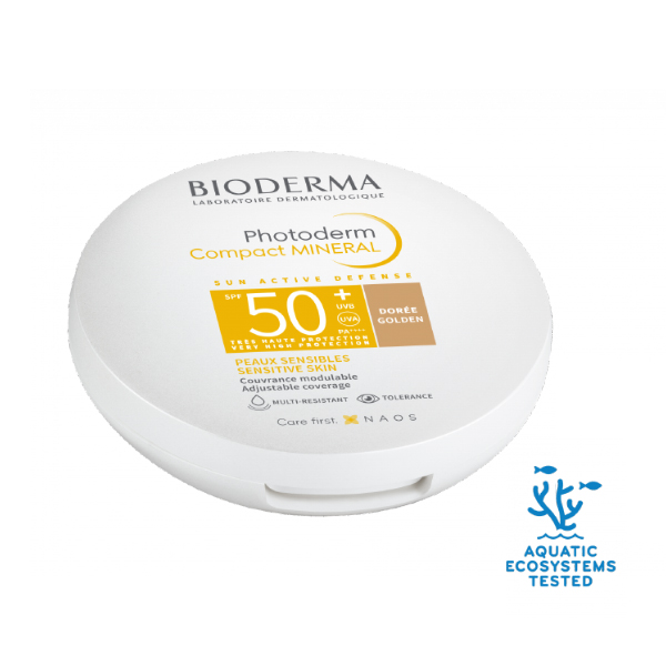 BIODERMA PHOTODERM COMPACTO MINERAL SPF 50+ COLOR DORADO (10g)