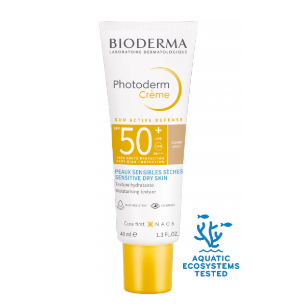 BIODERMA PHOTODERM CREMA FACIAL COLOR CLARO SPF 50+ (40ml)