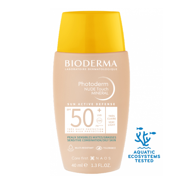 BIODERMA Photoderm Nude Touch Mineral SPF50 Color Muy Claro (40ml) 