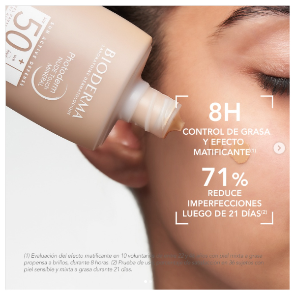 BIODERMA Photoderm Nude Touch Mineral SPF50 Color Muy Claro (40ml) 