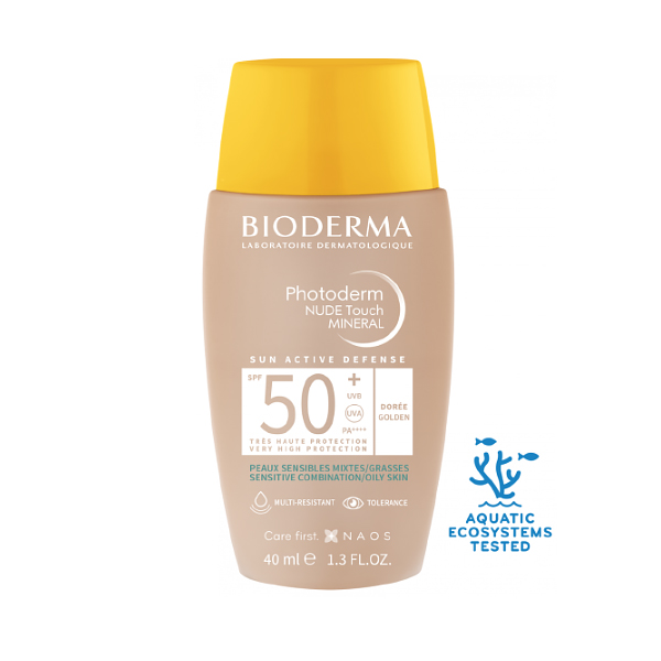 BIODERMA PHOTODERM NUDE SPF 50+ COLOR DORADO (40ml)