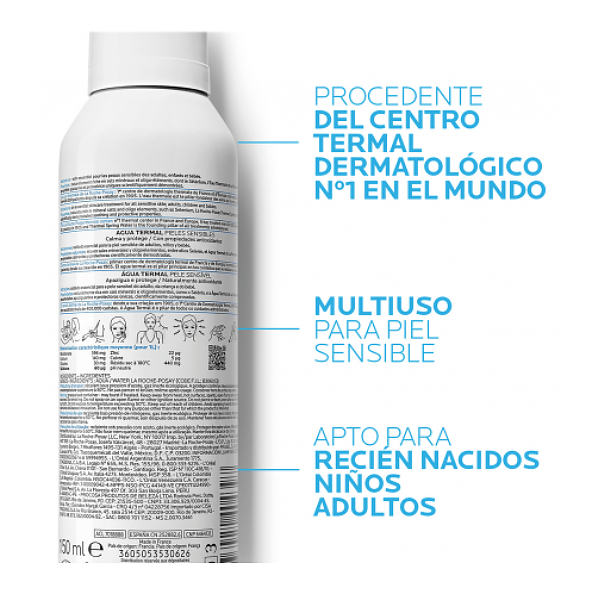 LA ROCHE POSAY PHYSIOLOGIQUE AGUA TERMAL CALMANTE Y PROTECTORA (150ML)
