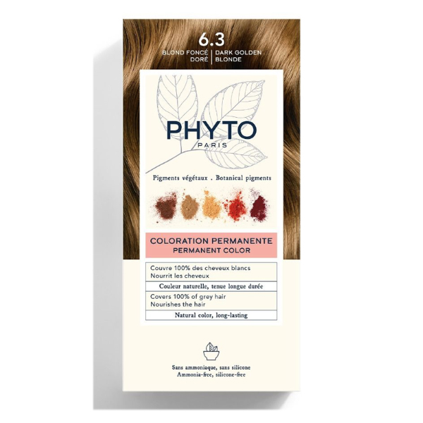 PHYTO PHYTOCOLOR 6.3 RUBIO OSCURO DORADO